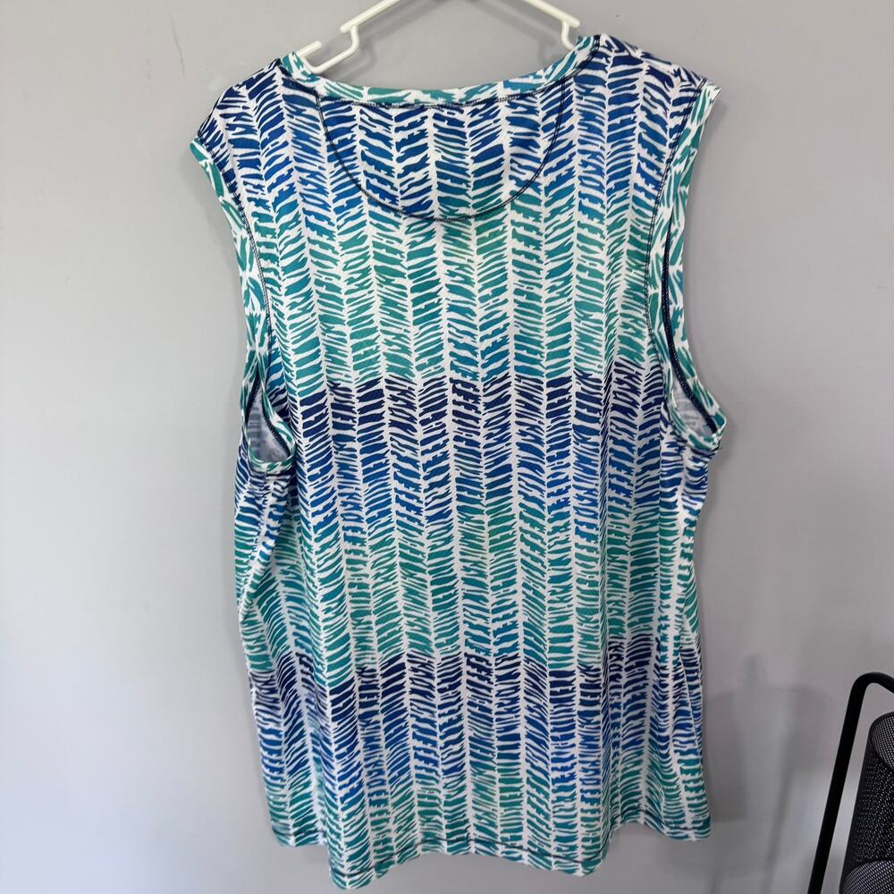 Reel Legends Performance Fishing Freeline Sleeveless Shirt Womens Plus Size XXL - Picture 2 of 5